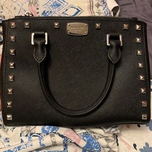 MK Kellen studded XS satchel